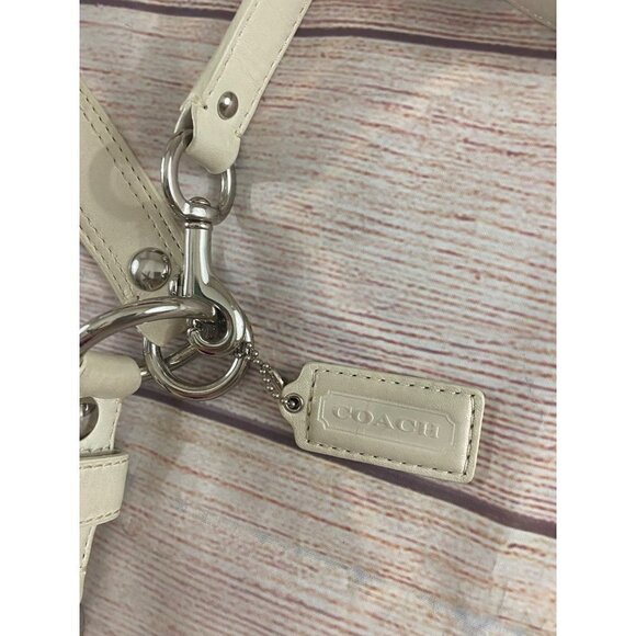 Coach Women's Off White Leather Classic Shoulder Bag - OS - Picture 13 of 13